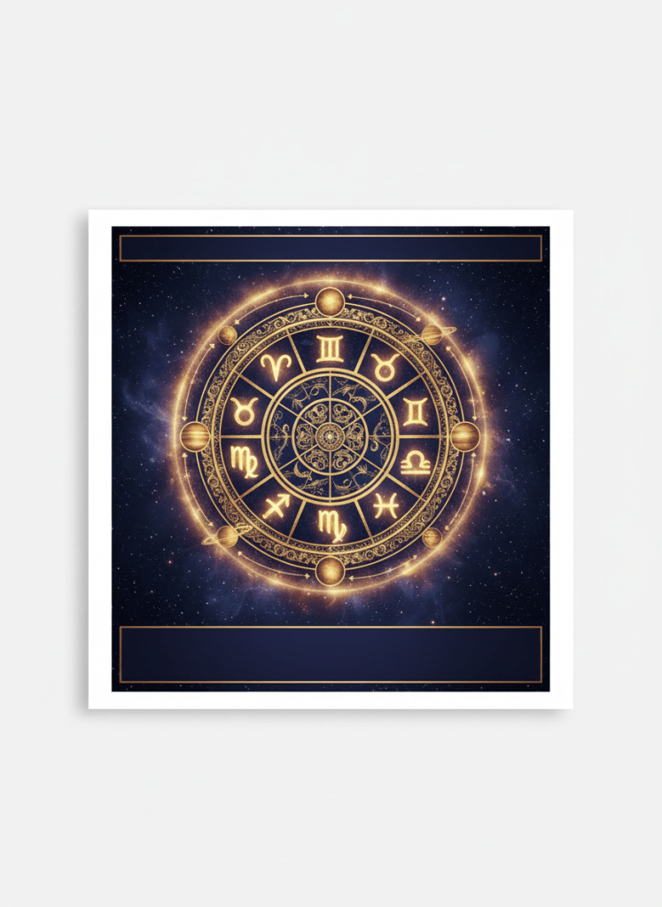 Cosmic zodiac artwork for Daily 12 Zodiac Predictions, 17 September 2026