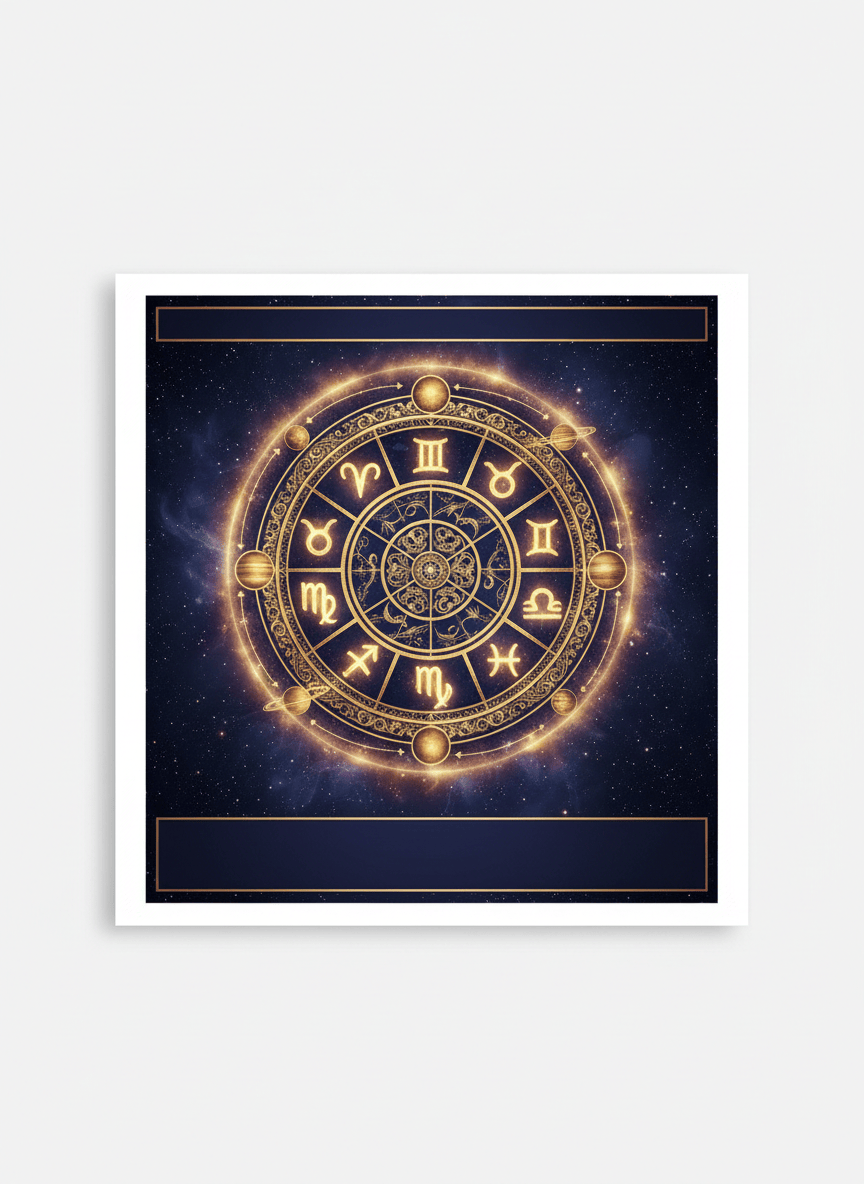 Cosmic zodiac artwork for Daily 12 Zodiac Predictions, 17 September 2026